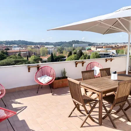 Donatello Rooftop Loft - Panoramic View By Rhr Lägenhet Rom