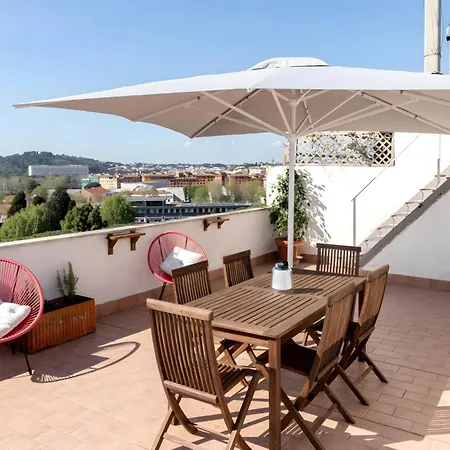Donatello Rooftop Loft - Panoramic View By Rhr Lägenhet Rom